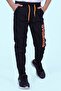 Phosphorescent Dynamic Printed Boy's Double Pocket Black Sweatpants - 2