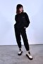 Black Basic Jogger Knitted Sweatpants