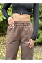 Women's Winter Thick Fleece Lined High Waist Elastic Cuff Basic Jogger Sweatpants - 5