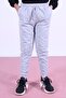 Straight Double Pocket Girl's Gray Sweatpants