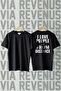 I Love People from Distance Back Printed Loose Fit 100% Cotton Unisex Tshirt