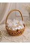 Wicked Jute Candy Basket, Henna, Wedding, Promise Basket, Handcrafted 20X7 - 3