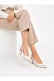 Open Back Short Heeled Classic Stiletto Large Size Shoes - 2