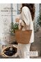 Daily Use Jute Straw Bag Handbag Shoulder Bag for Daily Use 20X27 cm