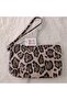 Genuine Lambskin Patterned Design Clutch Handbag with Removable Strap 20X13 cm - 5
