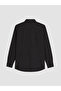 Ozmarka New Season Black Regular Fit Poplin Men's Shirt - 5