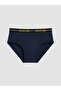Ozmarka New Season Navy Blue Cotton Flexible Men's Boxer 3-Pack - 2