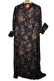 Plus Size Mother's Viscose Patterned Dress - 2