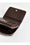 Vizyon New Season Brown Zippered Polka Dot Women's Wallet - 4