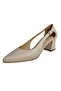 N383 Women's Genuine Leather Heeled Classic Shoes - 3