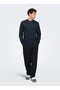 Navy Blue Men's Sweatshirt 22029226 Onsconnor Life Neck Sweat - 2