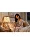 Classic Gold Table Lamp 38CM with Decorative Crystal Base and Premium Patterned Lampshade, Elegant Ambient Lighting for Bedrooms, Nightstands, Living Rooms, Offices, Hotels, Reception Are - 4