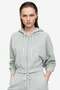 Hooded Zippered Cardigan and Spanish-Cut Sweatpants Set - 4