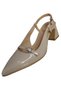 N2628 Women's Genuine Leather Patent Leather Heeled Classic Shoes - 5