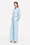 Hooded Zippered Cardigan and Spanish-Cut Sweatpants Set - 4