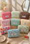 Patterned Makeup Bag – Zippered - 2