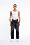 Men's Relax Baggy Jean Trousers Black