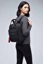 Women's Black Backpack with Keychain Gift Quilted Daily Hand and Backpack Bag 36X28X13 cm Lmbr-2026