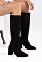 Hanna Daily Women's Zippered Thai Fur Heeled Boots - 6