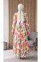 Half Buttoned Viscose Double Pocket Hijab Dress - 2