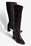 Hanna Daily Women's Zippered Thai Fur Heeled Boots