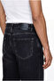 Men's Relax Baggy Jean Trousers Black - 4