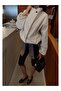 High Collar Hidden Button Trench - 7