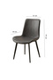 Folio Dining Table Set - 4 Seater - Dark Grey & Multicolor - 7