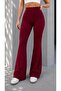 Women's Crepe High Waist Spanish Flare Pants
