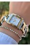 New Season Chain Cord Gold Color Women's Wristwatch - with Bracelet Gift
