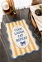 Eta Written and Thematic Patterned Woven Base Decorative Carpet Eta4178 - 3