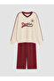 Lcw Kids Ecru Printed Girls' Set