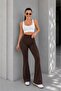 Women's Crepe High Waist Spanish Flare Pants - 2