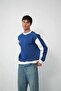 Şerit Detaylı Sweatshirt - 3