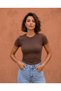 Women's Crew Neck Short Sleeve Blouse T-Shirt