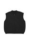 Men's Large Size Black Hattush Pocket Zipper Vest 5Xl-6Xl-7Xl-8Xl - 4