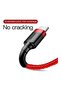 كابل Cafule CALKLF-B09 USB لـ IP 2.4A بطول 1 متر باللون الأحمر - 2