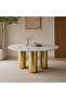 Shiroti Marble Top Dining Table - 4 Seater - 5