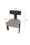 كرسي طعام خشب سولان - بيج فاتح - 4