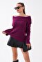 Women's Madonna Collar Knitwear Knitted Sweater 265013 - - 3