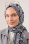 Women's Hijab Shawl Daily Printed Soft Shawl - 3