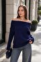 Women's Madonna Collar Knitwear Knitted Sweater 265013 -