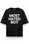 Most Hated Boy Printed Oversize Unisex T-Shirt