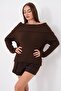 Women's Madonna Collar Knitwear Knitted Sweater 265013 - - 3