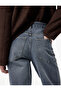 Comfortable Fit Washable Long Straight Leg Cotton Jeans - Baggy Jeans - 3