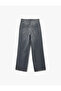 Comfortable Fit Washable Long Straight Leg Cotton Jeans - Baggy Jeans - 5