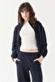 Women's Mock Neck Sweat Top