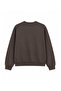 Crew Neck Text Printed Sweat - 2