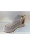 Genuine Leather Suede Plush Lined Thick Sole Boots Women's Shoes - 3