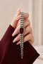 Women's Steel Watch Silver Color Burgundy Dial Ying Design Vintage Watch Luxury Elegant Stylish Old Money Classic Women's Wristwatch |   Limited Edition 2026 - 4